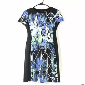 Vince Camuto Floral Print Sheath Career Work Dress